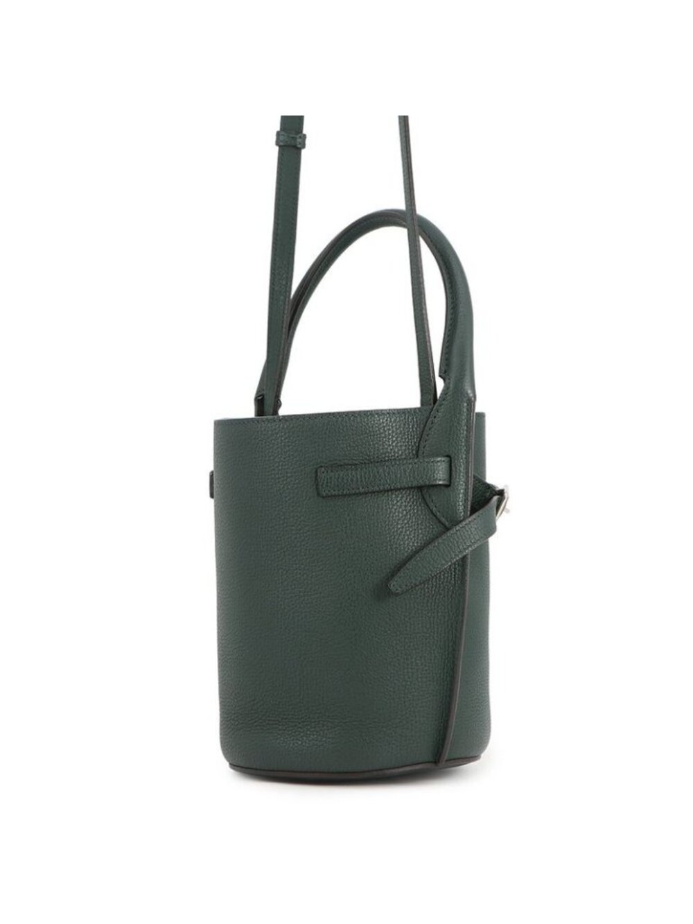 ★SOLD★ Celine Handbag Big Bag Nano Bucket 2-Way Dark Green - Picture 2 of 10